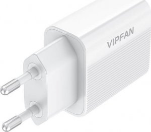 Ładowarka Vipfan Ładowarka sieciowa Vipfan E01, 1x USB, 2.4A (biała) 3