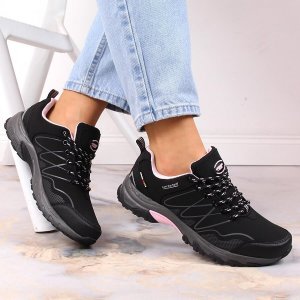 Buty trekkingowe damskie American Club Wodoodporne buty trekkingowe damskie czarne American Club 36 2