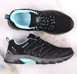 Buty trekkingowe damskie American Club Wodoodporne buty trekkingowe damskie czarne miętowe American Club 41 5