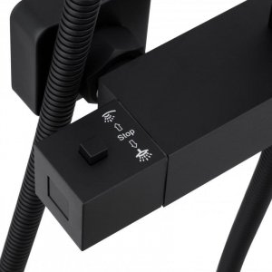 Zestaw prysznicowy YokaHome Termostatyczna bateria prysznicowa z zestawem natryskowym - czarny (Yoka) 10