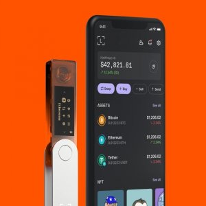 Ledger Nano X Blazing Orange Crypto Hardware Wallet 6