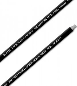 Qoltec Kabel solarny fotowoltaiczny | 6mm2 | 100m | Czarny 4