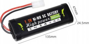 OEM AKUMULATOR 5000 MAH 7,2 MAH NIMH DO SAMOCHODÓW RC 1