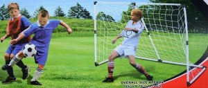 OEM Bramki do piłki nożnej 2w1 185x120x70 cm + piłka 6