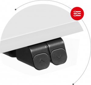 Biurko Huzaro Hero 8.0 Białe 120 cmx60 cm 6