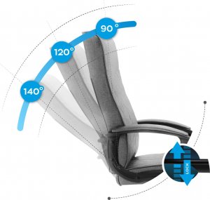 Krzesło biurowe Mark Adler Fotel Biurowy Mark Adler Boss 3.2 Grey 10