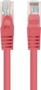 Lanberg PATCHCORD KAT.6 UTP 1M CZERWONY FLUKE PASSED LANBERG 10-PACK 2