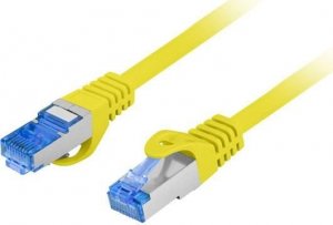 Lanberg PATCHCORD KAT.6A S/FTP LSZH CCA 0.25M ŻÓŁTY FLUKE PASSED LANBERG 1