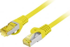 Lanberg PATCHCORD KAT.6A S/FTP LSZH CU 0.25M ŻÓŁTY FLUKE PASSED LANBERG 1