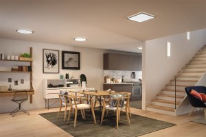 Lampa sufitowa Paulmann Panel Atria Shine 22W 4000K 3-st ściem 420x420mm 230V Chrom-mat tw. sztuczne 5