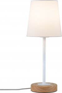 Lampa stołowa Paulmann Neordic Stellan Lampa stołowa max. 1x20W E27 230V Biały/Drewno Tkanina/Metal/Drewno 1