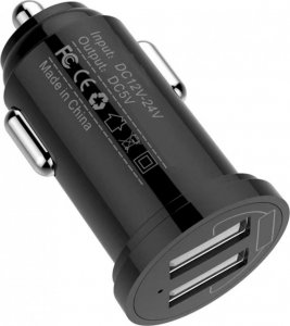 Ładowarka Techly Techly Samochodowa Mini Ładowarka 2x USB 5V 2.4A/12W 4