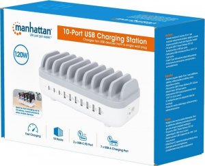 Ładowarka Manhattan 7x USB-A 3x USB-C 3 A (180856) 9