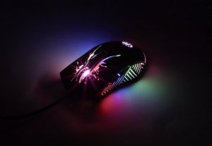 Mysz Manhattan Manhattan Gamingowa Mysz Optyczna USB 7200dpi z Podświetlaniem LED RGB 2