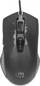 Mysz Manhattan Manhattan Gamingowa Mysz Optyczna USB 7200dpi z Podświetlaniem LED RGB 5