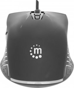 Mysz Manhattan Manhattan Gamingowa Mysz Optyczna USB 7200dpi z Podświetlaniem LED RGB 6