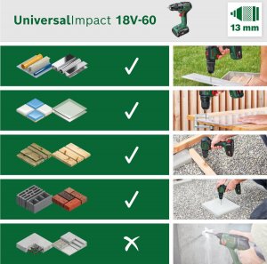 Wiertarko-wkrętarka Bosch 06039D7100 18 V 3