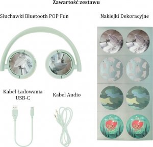 Słuchawki BuddyPhones POP Fun zielone (BT-BP-POP-FUN-GR) 11