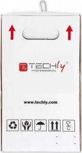 Techly Techly Kabel Skrętka Kat 6 F/UTP linka 305m szara 100% miedzi 3
