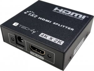 Techly Techly Splitter HDMI 1x2 4K*30Hz Aktywny Rozdzielacz HDMI 2