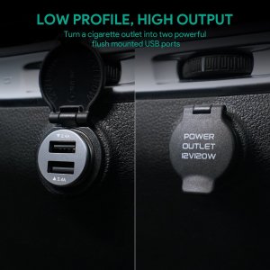 Ładowarka Aukey Ładowarka samochodowa CC-S2 4.8A 2xUSB-A 8