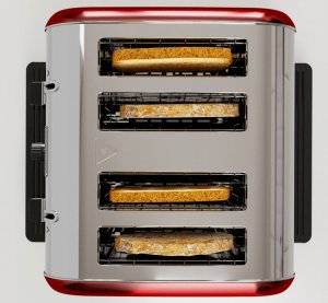 Toster Morphy Richards na 4 kromki czerwony 1800W 4