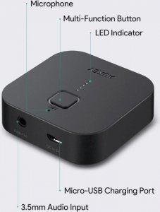 Adapter bluetooth Aukey Bezprzewodowy Adapter Audio Aukey BR-C1 2