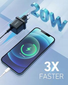 Ładowarka Aukey Zestaw dwóch ładowarek z kablami Aukey PA-F5 3