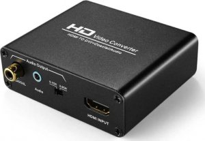 Adapter AV SwiatKabli Konwerter obrazu i dźwięku HDMI na DVI-D + Coaxial / jack 3,5 mm Adapter 3