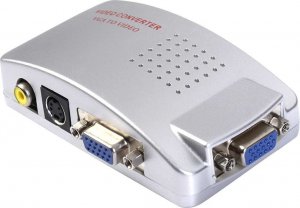 Adapter AV SwiatKabli VGA na S-VIDEO / AV / VGA Adapter KONWERTER OBRAZU 3