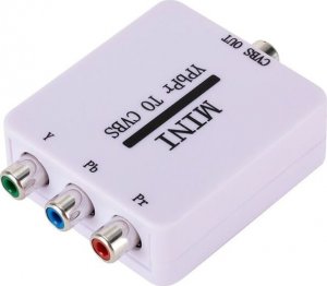 Adapter AV SwiatKabli Konwerter obrazu i dźwięku Adapter YPBPR na CVBS Przejściówka 2