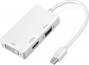 Adapter AV SwiatKabli Adapter mini DP DisplayPort na VGA / DVI / HDMI 2
