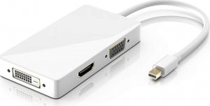 Adapter AV SwiatKabli Adapter mini DP DisplayPort na VGA / DVI / HDMI 4