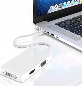 Adapter AV SwiatKabli Adapter mini DP DisplayPort na VGA / DVI / HDMI 6
