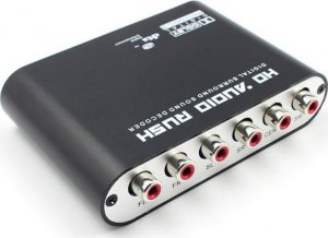 Adapter AV SwiatKabli Konwerter / dekoder dźwięku DTS / AC3 na 5.1 / 2.1 toslink 2