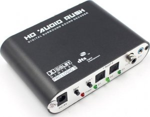 Adapter AV SwiatKabli Konwerter / dekoder dźwięku DTS / AC3 na 5.1 / 2.1 toslink 5