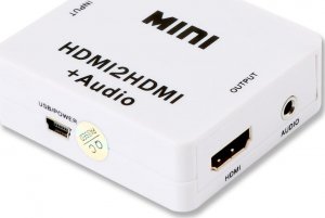 Adapter AV SwiatKabli Rozdzielacz obrazu i dźwięku z HDMI na HDMI + jack 3,5mm 4