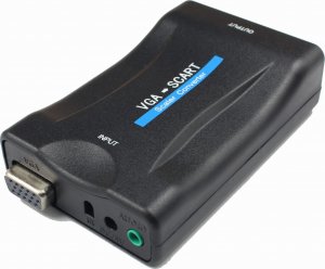 Adapter AV SwiatKabli KONWERTER OBRAZU i dźwięku z VGA na SCART / EURO 2
