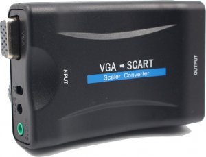 Adapter AV SwiatKabli KONWERTER OBRAZU i dźwięku z VGA na SCART / EURO 5