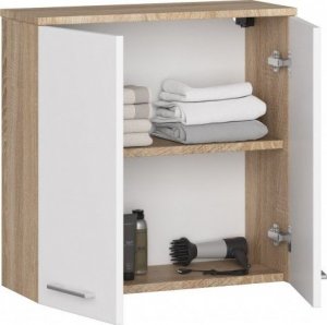 Fabryka Mebli Akord SZAFKA WISZĄCA W 60 cm FIN 2D SONOMA / BIAŁA 2