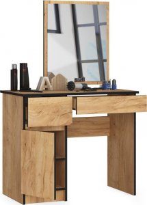 Fabryka Mebli Akord TOALETKA KOSMETYCZNA Z LUSTREM P-2/SL 500x600 LEWA DĄB CRAFT 2