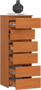 Fabryka Mebli Akord Komoda CL6 40 cm 6 szuflad - olcha 2