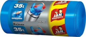 JAN Niezbędny JAN NIEZBĘDNY Worki na śmieci niebieskie 35L 30szt x5 ZESTAW 2