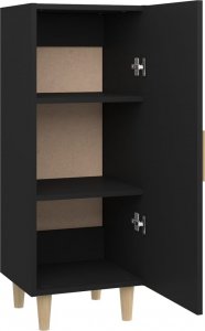vidaXL Szafka czarna 34,5x34x90 cm 7