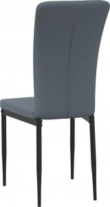 vidaXL krzesła stołowe, 2 szt., ciemnoszare, aksamitne 6