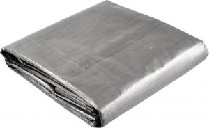Plandeka Wimar Plandeka 260g 5x8 srebrno-czarna - plandeka samochodowa, budowlana, ogrodowa, na taras 7