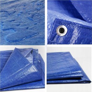 Plandeka Wimar Plandeka 60g 3x3 Niebieska - plandeka samochodowa, budowlana, ogrodowa, na taras 3