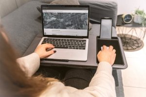 Digitus do pracy zdalnej, do 17", szara (DA-90441) 3