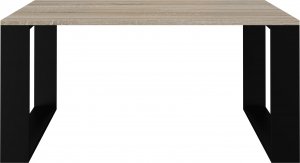 Topeshop STOLIK KAWOWY ŁAWA SALON LOFT MODERN DĄB SONOMA CZERŃ 2