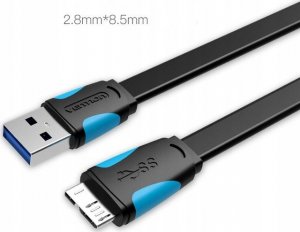 Kabel USB Vention USB-A - microUSB 1.5 m Czarny (VAS-A12-B150) 4
